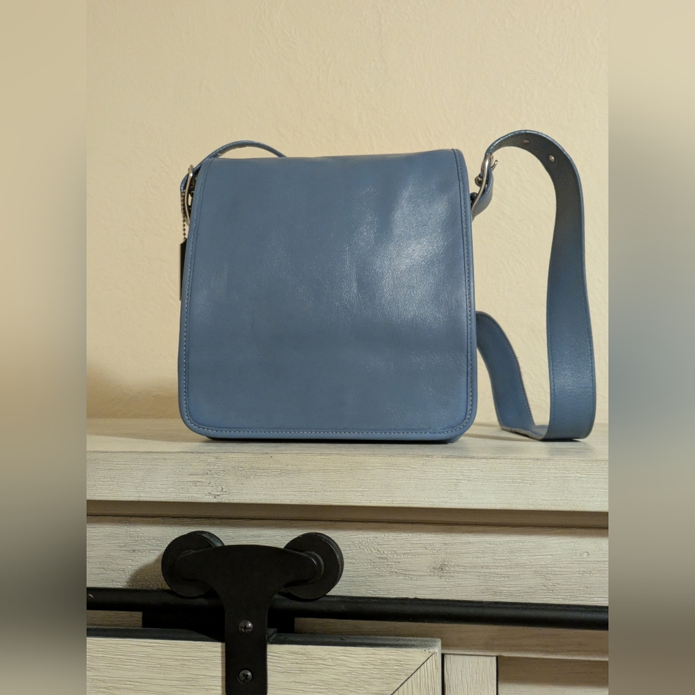 Coach Vintage 9335 Legacy Beautiful Studio Bag in Periwinkle Blue - Picture 14 of 14